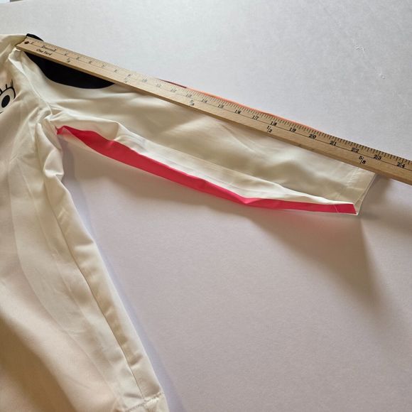 Koandaily Women's White Multi-Colored Art Graphic Blazer Jacket Sz L - Picture 6 of 10